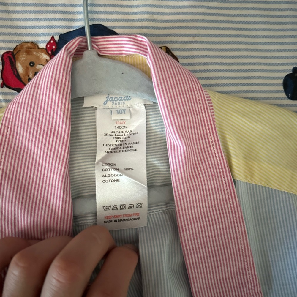 Jacadi Paris button shirt size 10A